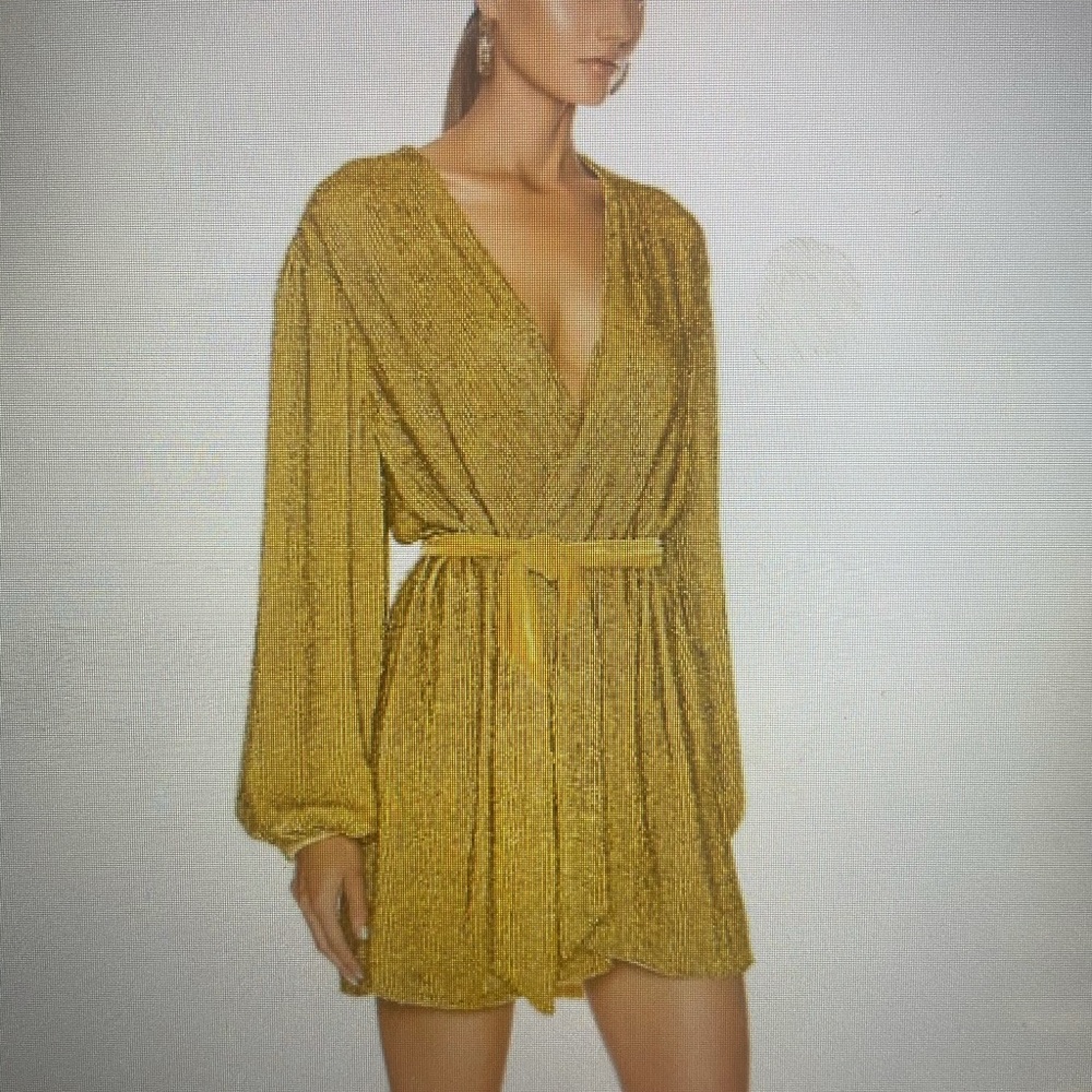 Retrofete Gabrielle Rob Dress in Citrus